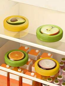 1/2 Reusable Fruit Storage Containers - One Fresh-Keeping Container Suitable For Pears, Onions, Lemons, Potatoes, Garlic And Other Fruits - Perfect For Refrigerator Storage - Multiple Sizes - View 2