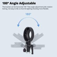 Ambitful MB01 MB02 Bowens Mount Adapter Ring & Speedlite Bracket For Yongnuo YN150 Go Dox Speedlight - View 9