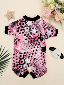 3pcs Random Color Pet Pajamas, Adjustable Size, Suitable For Small And Medium Dogs - Multicolor - View 12