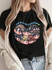 Women T-Shirts - Black - View 1