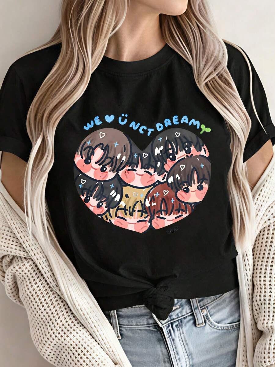 Women T-Shirts - Black - View 1