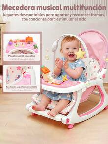Baby Bouncers, Jumpers & Swings - Pink - View 4