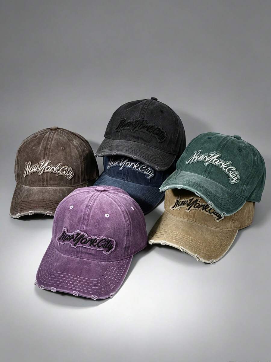 1 pieza Gorra de Béisbol Retro Unisex de Nueva York-Diseño Ajustable, Perfecta para Actividades al Aire Libre, Viajes y Correr