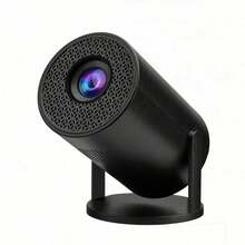 Proyector portátil mini 1080P - Ángulo ajustable flexible de 180° y enfoque rápido instantáneo, compatible con WiFi Bluetooth y espejeo de pantalla inalámbrico - Compatible con dispositivos iOS/Android/Windows, incluye control remoto para cine en casa, campamento al aire libre, Airbnb, teléfonos inteligentes/dispositivos USB - Negro - Ver 13