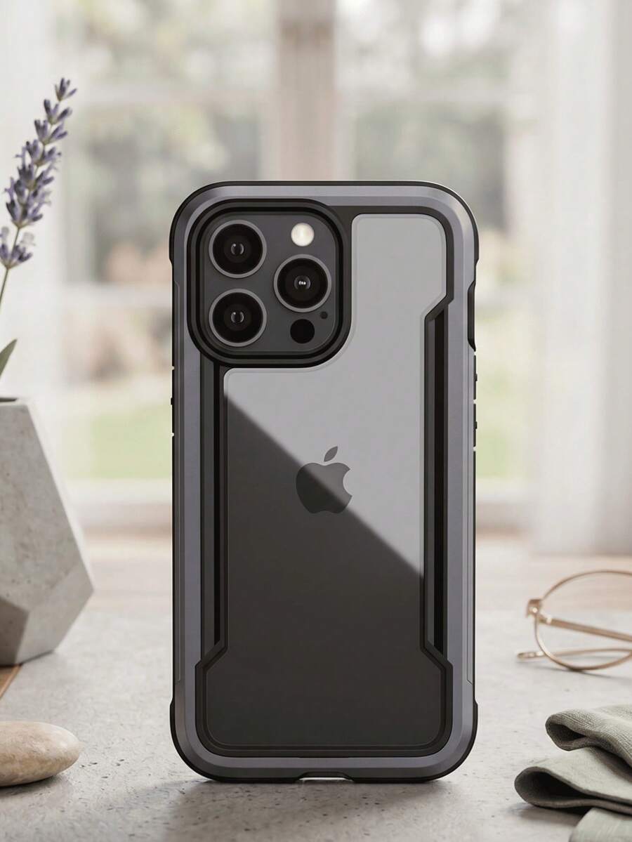 Funda Reforzada con Marco de Impacto – Protección Antigolpes - Negro - Ver 1