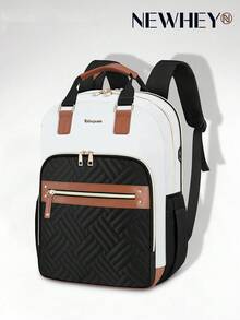 NEWHEY Laptop Backpack For Women 15.6 Inch Travel Backpack With USB Charging Port Waterproof Large Capacity Backpack Laptop Backpack Women Backpack For University, Work And Travel - Multicolor - View 11