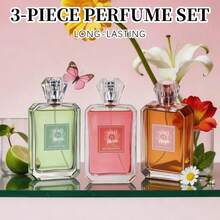 3 Pcs 3.4fl Oz Eau De Parfum Spray, Vanilla Perfume For Women Long Lasting,Air Freshening ,Perfect For Dating, Daily Life, Parties, Gift Giving - 3 件 - 查看 3