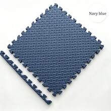 10 piezas Alfombra de juego con diseño de hojas entrelazadas - Tamaño 30x30x1cm, Diseños multicolor para un aspecto fresco. Textura de hoja antideslizante + cojín de 1 cm de grosor, protege a los bebés que gatean y juegan, se puede combinar libremente para diferentes espacios, esencial para el área de actividad del bebé y práctica. - Patrón de hojas de 30*30*1,0 cm - Ver 13