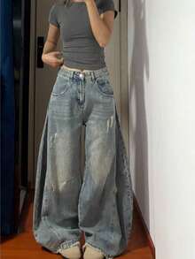 Women Jeans - Blue - View 3