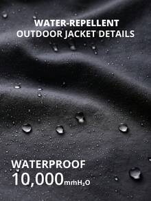 CAMEL CROWN Men's Outdoor Sun Protection Jacket, UV Protection, Waterproof, Cool, Moisture-Wicking, Quick-Drying. Suitable For Spring/Summer. Unisex Style. - Phantom Black - View 3