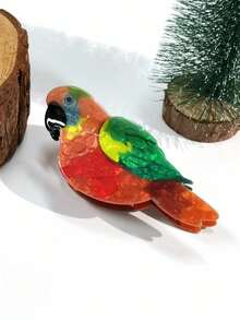 1pc Women's Cute Colorful Bird Barrette, Ponytail Holder, Hair Claw, Suitable For Daily, Party, Cosplay, Creative Hair Accessory Hair Accessories,Elegant Hair Clips,Women Hair Clutch Summer Outfits - Multicolor - View 5