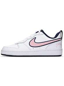 Nike COURT BOROUGH LOW 2 SE1 (GS) 青少年運動鞋，夏季新款兒童復古拼色休閒滑板鞋 DB3090-100 - DB3090-100 - 查看 4