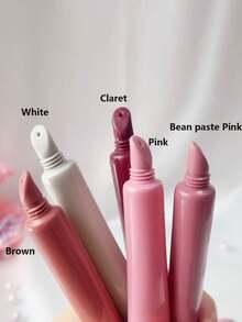10ml Reusable Squeeze Tube - Fashionable Multi-Color Flat Cap Plastic Lip Tube, DIY Beauty Tool Set With Cap, Portable Travel Refill Accessory, Beauty Refill Set | Fashionable Lip Tube | Plastic Material, Lip Gloss Jar - Multicolor - View 7