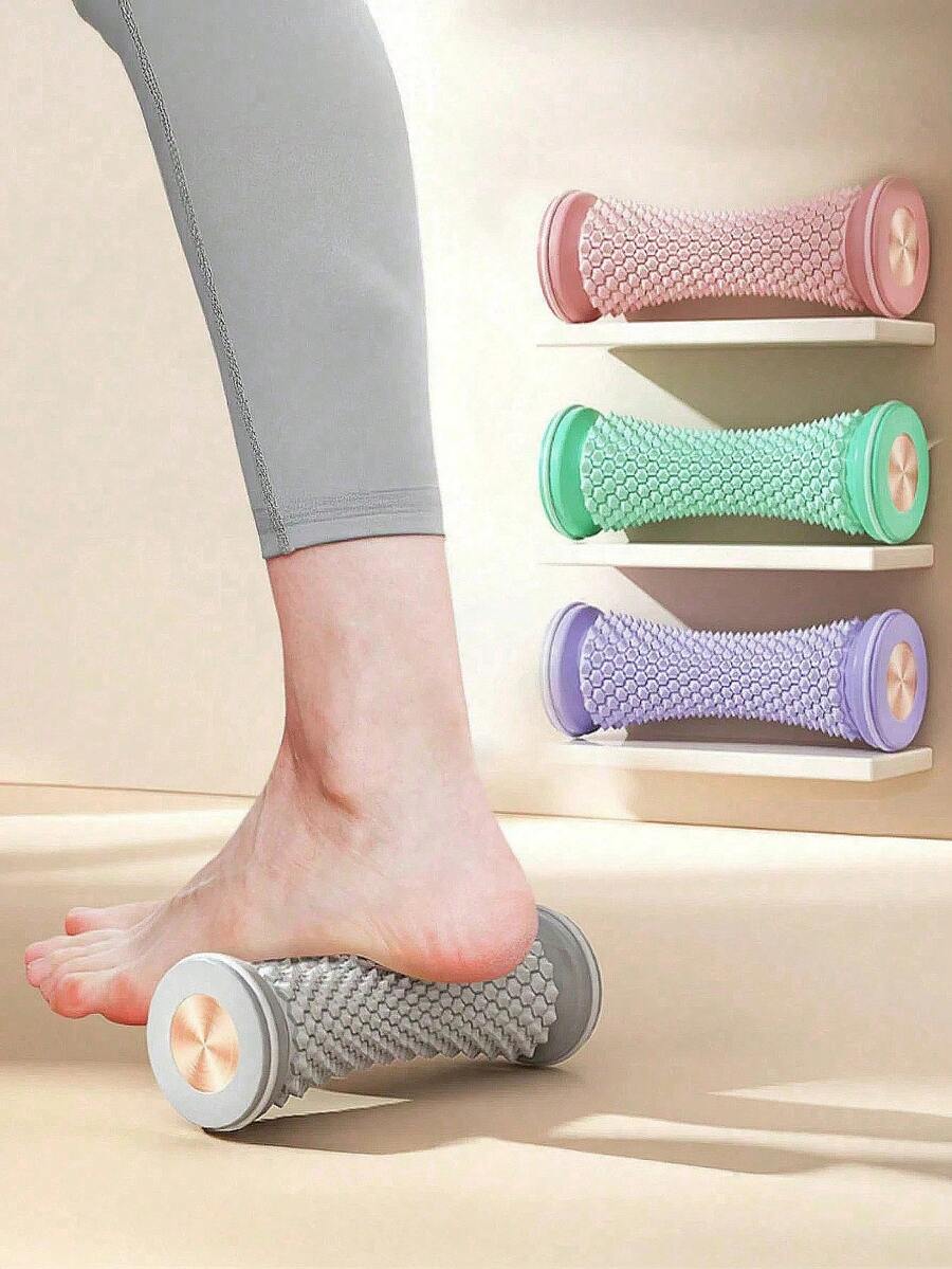 This Massage Roller Targets The Plantar Fascia, Arch, And Leg Muscles. It Helps Relieve Soreness, Relax Tight Meridians, And Strengthen The Arch. Compact And Easy To Use, It's Perfect For Post-Workout Recovery And Daily Foot Care.
