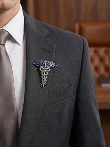 Luxury Rhinestone Eight-Pointed Star Brooches - Creative Pins For Man Casual Party Jewelry Accessories / Friends Gifts Badges Decoration - Men's Brooch - View 12