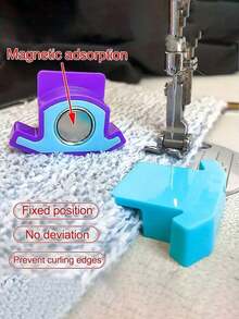 2026 New Sewing Machine Magnetic Edge Guide, Multi-Functional Polygonal Strong Magnetic Gauge, Hemming Guide Sewing Supplies Accessories - Multicolor - View 2
