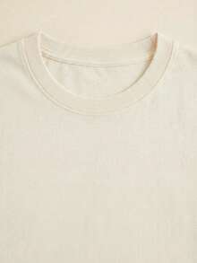 Camiseta Suedine Gótica Be Not Afraid Streetwear 100% Algodão Premium Unissex Casual Lançamento Darkwear Moda de Rua - Off white - Visão 5