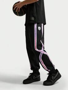 Nike "CHBL" 耐用籃球系列男款防潑水籃球長褲 IR6279-010 - 黑色 - 查看 2