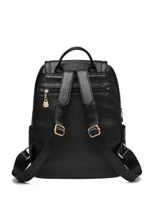 LANYIBAIGE 2026 Genuine Women Soft Leather Backpack Fashion Female Shoulder Bag Ladies Bagpack School Bags For Teen Girls - Black - View 5