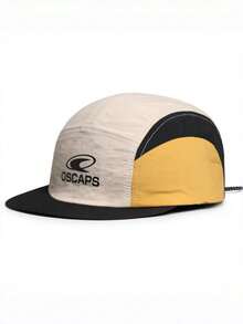 1pc Colorblock Quick-Dry Baseball Cap Summer Letter Print 5-Panel Baseball Cap Men Outdoor Hiking Running Sun Protection Hat - OS Quick-drying Cap - View 7