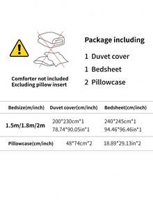 4-Piece Ruffled Duvet Cover Set, Soft And Comfortable Bedroom Bedding, Ruffled Design With Cute Floral And Cartoon Animal Patterns, Breathable And Soft All-Season Bedding Set, Includes 1 Duvet Cover, 1 Bed Sheet, 1 Or 2 Pillowcases, No Filling, Suitable For Bedroom, Dorm, Home Use, Multiple Size Options - Grey - View 5