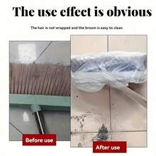 1/50/100 Pieces Of Disposable Broom Cloths, Suitable For Household Cleaning - Featuring Static Adsorption And Dust Prevention Functions - Can Be Freely Stretched Without Worrying About Deformation - Compatible With Various Sizes Of Brooms - A - View 9
