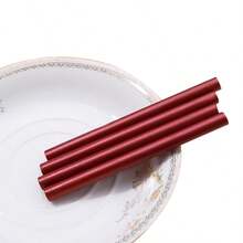 10pcs/Pack Sealing Wax Sticks, 9.8*0.7cm Mixed Color Wax Glue Sticks, Suitable For Sealing Wax Stamps, Mini Wax Guns, Thanksgiving Cards, Party Or Wedding Invitations, Christmas Packaging Or Wine Packaging - A - View 23