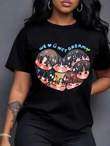 Women T-Shirts - Black - View 2