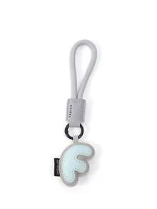1pc PU Leather 3D Letter A-Z Keychain Pendant, Women's Fashion Bag Backpack Charm With Round Ring Buckle - Suitable For Valentine's Day Gift Or Decoration - Multicolor - View 26