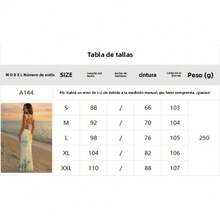Sleeveless Printed Dress With Lace New - 藍白色 - 查看 5