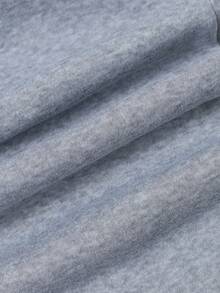 Men's Heather Gray Wide-Leg Sweatpants - Streetwear Style Athletic Track Pants With Elastic Drawstring Waist, Outdoor Activities & Daily Urban Sports - Grey - View 6