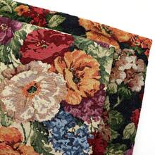 1Pc Vibrant FLower-Inspired Fabric - Colorful Jacquard Tablecloth With Intricate Patterns, Perfect For DIY Projects, Hand Wash Only, Polyester, Table Covering|Vibrant Tablecloth|Intricate Patterns, Table Decor - Default - View 2