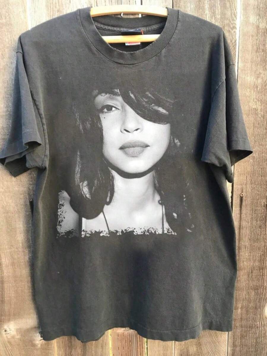 2026 Vintage Sade Adu Print Graphic Cotton TShirt Sade Adu Unisex TShirt Sade Pop Music Fan Shirt Gift For Her Sade Tour Shirt - 返回 2 - 查看 1