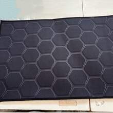 Black Hexagonal Car Trunk Mat - Durable Floor Mat, And Practical, Suitable For Daily Travel, Carrying And Secure Cargo Storage, Car Trunk Mat, Car Interior Accessory - / - View 4