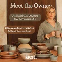 MORA Mega And Serving Dishes Set Of 2, 16 Inch And 14 Inch Ceramic Pottery Oval Platters - Microwave, Oven And Dishwasher  - Liquorice - 查看 3