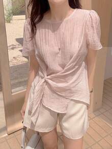 Women Tops - Baby Pink - View 2