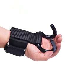 2pcs/Set Fitness Squat Weightlifting Pull-Up Wrist Hooks Horizontal Bar Sports Equipment, Used To Reduce Strength Training, Not Hand Grip Hooks Gym Accessories - Black - View 5