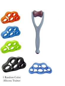 Finger Massage Roller And Silicone Finger Trainer Kit, Hand Resistance Bands Set To Relieve Finger Stiffness And Pain, Hand Strength Training For Office Workers And Gamers - Multiple Styles - View 13