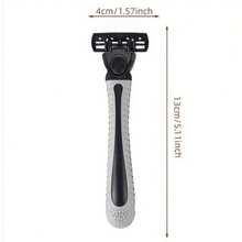 Safety Razors, Manual Shaving Razors, 3-Layres Blade Razors, Replacement Razor Blades, Hair Care Tools, Traditional Safety Razors For Smooth Shaving Travel - Orange - View 9