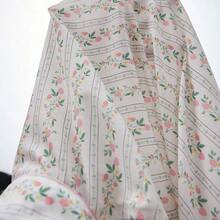dagjydgfyja Camisón de mujer talla grande CottageSlumber con botones delanteros y cuello, estampado floral de manga corta, adecuado para el verano - Beis - Ver 9