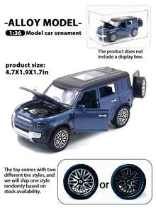 Alloy Off-Road Vehicle Model Decoration, Simulation Car Model, Cake Decorative Headpiece, Holiday Gift, Collectible - Multicolor - View 17
