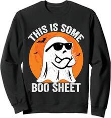 This Is A Fun Angry Ghost Halloween Sweatshirt. - 黑色 - 查看 1