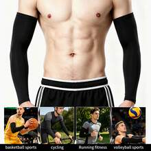 Summer Plus Size Ice Silk Sleeves Breathable Quick Drying Sleeves For Men And Women Outdoor Sports Washable Arm Sleeves - Multicolor - View 4