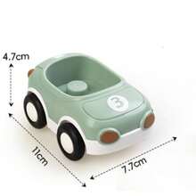 Children's Toy Car For Boys And Girls, Detachable Soft Rubber Squeeze Toy, Finger Sleeve, Inertia Slide Animal Car, Baby Bath Water Toy, Parent-Child Interaction, Interest Cultivation Interactive Toy - Multicolor - View 6