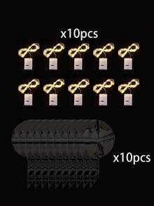 20個(10組)/10個/2個-LED氣球串燈，透明波波球設計，迷人的LED發光波波球配冷白色串燈，適用於生日、婚禮、週年紀念、情人節和聖誕節裝飾，夏季海灘派對裝飾，生日氣球，室內派對裝飾，暖白色/白色串燈 - 無色 - 查看 17