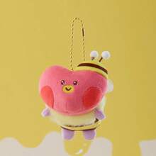 SKZOO BT21 Juguetes de Peluche de Dibujos Animados Anime Lindos Serie Minini HONEY BEE Abejita de Peluche Llaveros y Encantos de Bolsa-Perfecto para Fans de ARMY, Coleccionistas, Cumpleaños y Parejas - Multicolor - Ver 11
