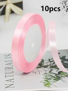 10 PCS~1 PC Pita Pembungkus Kado Warna Polos, Pita Satin 25 Yard, Pita Tipis Tenun Lebar 1cm, Pita Pembungkus Kado, Digunakan untuk Pembungkus Kado, Kue, dan Kerajinan Tangan, Natal, Buket, Kue, Pita, Pembatas Buku, Perlengkapan Pesta, Dekorasi Liburan, Pembungkus Kado - beraneka warna - View 15