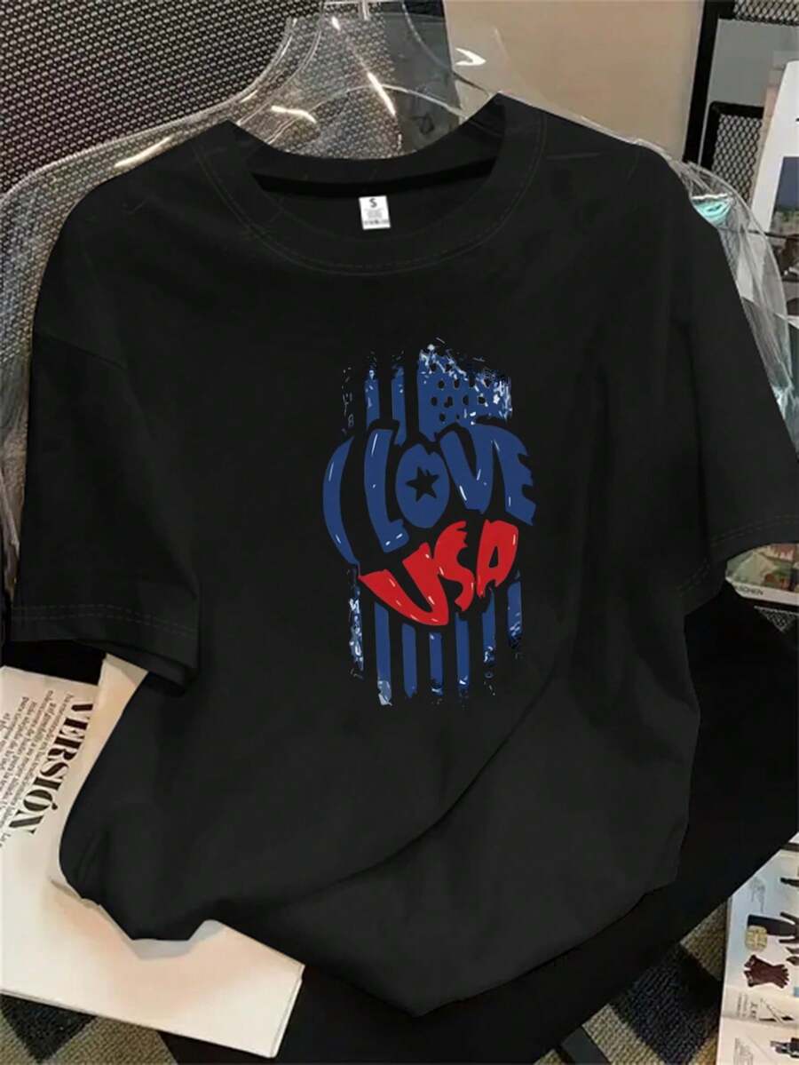 Halloween Graphic T-Shirt - Black - View 1