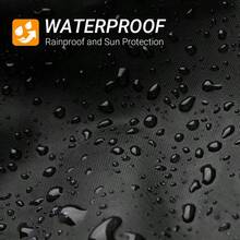 Outdoor Bicycle Cover, Waterproof, 100% Oxford Fabric, 2 Meters Long - Black - View 4
