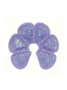 1/2 buah Bantalan Gel Panas & Dingin yang Dapat Digunakan Kembali | Bantalan Payudara Silikon, Cocok untuk Menyusui, Relaksasi, dan Meredakan Lecet - Desain Dua Sisi, Memberikan Sensasi Dingin Selama Menyusui - Mauve Purple - View 8